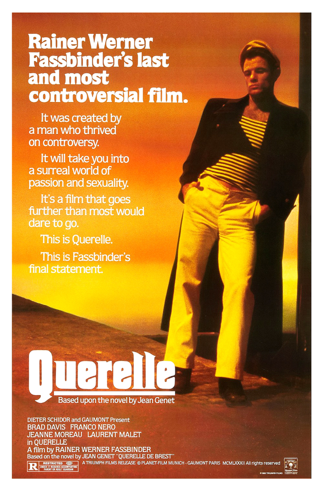 Querelle (1982) starring Brad Davis on DVD on DVD