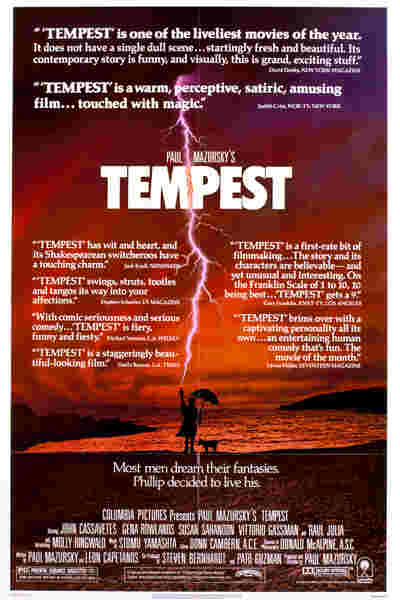 Tempest (1982) with English Subtitles on DVD on DVD