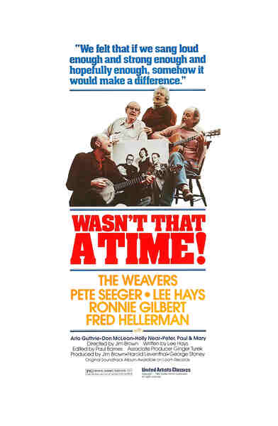 The Weavers: Wasn't That a Time (1981) starring Ronnie Gilbert on DVD on DVD