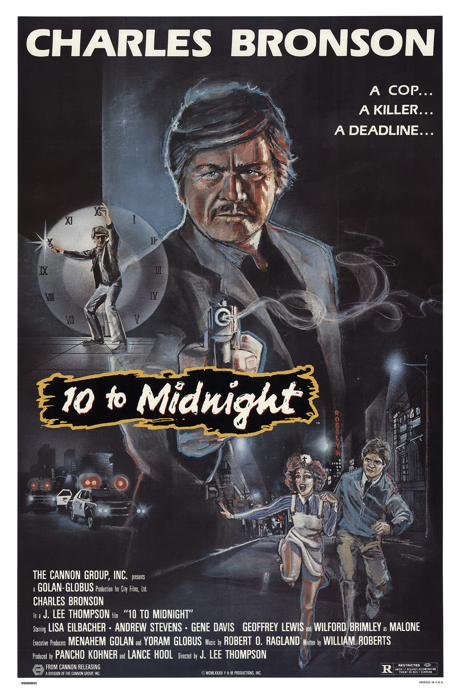 10 to Midnight (1983) starring Charles Bronson on DVD on DVD
