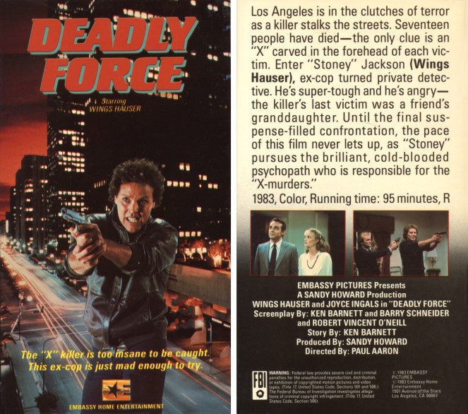 Deadly Force (1983) Screenshot 5