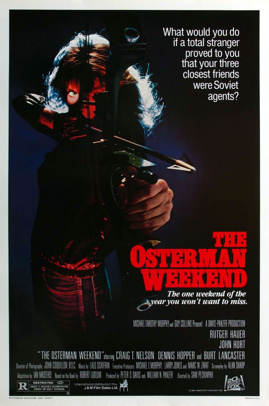 The Osterman Weekend (1983) starring Rutger Hauer on DVD on DVD
