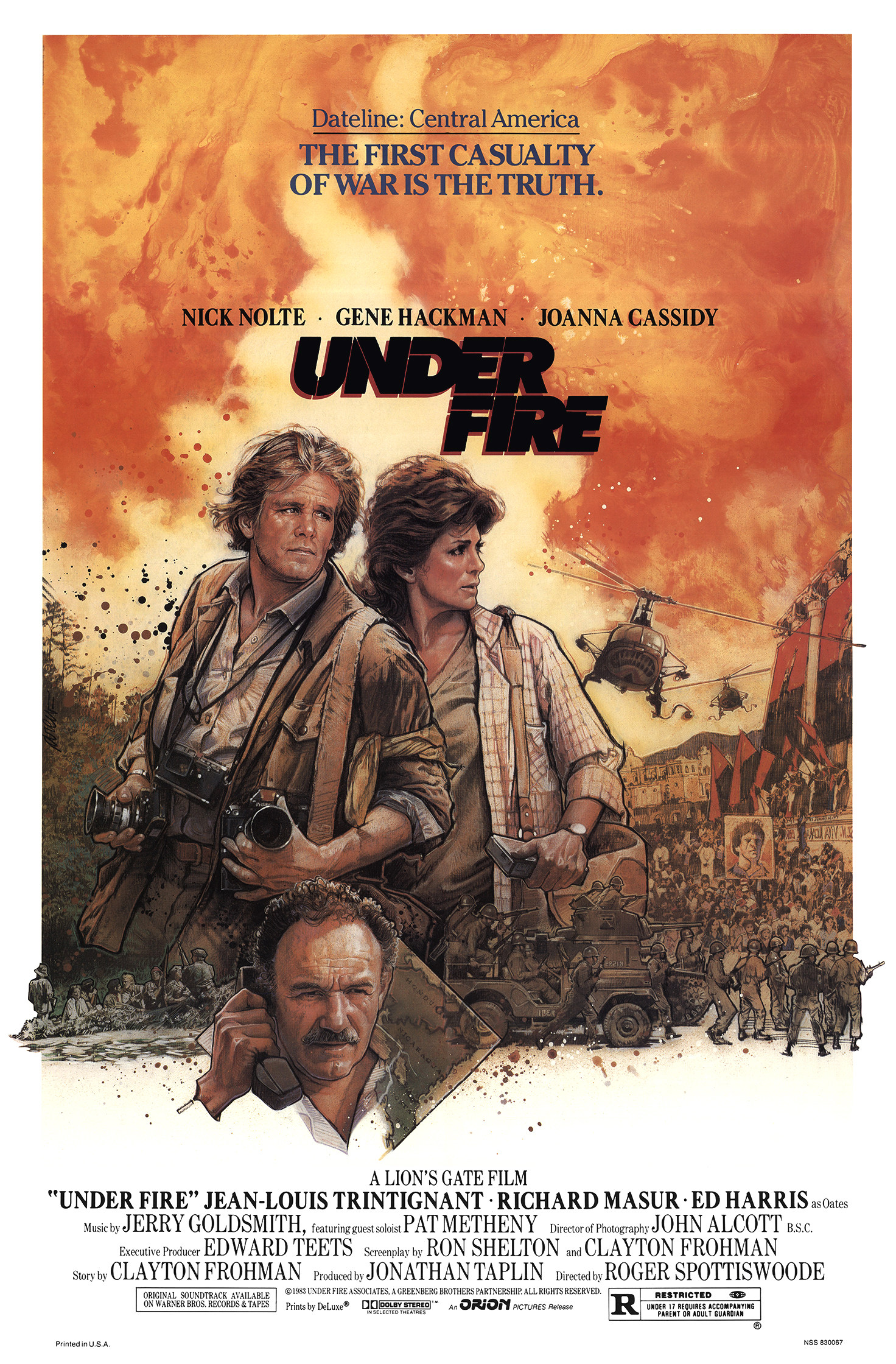 Under Fire (1983) starring Nick Nolte on DVD on DVD