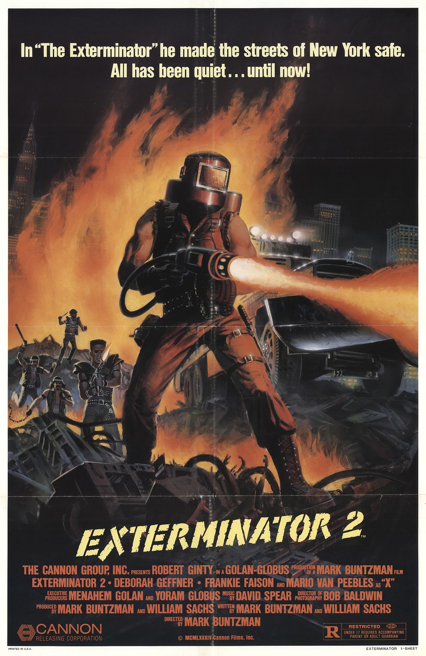 Exterminator 2 (1984) starring Robert Ginty on DVD on DVD