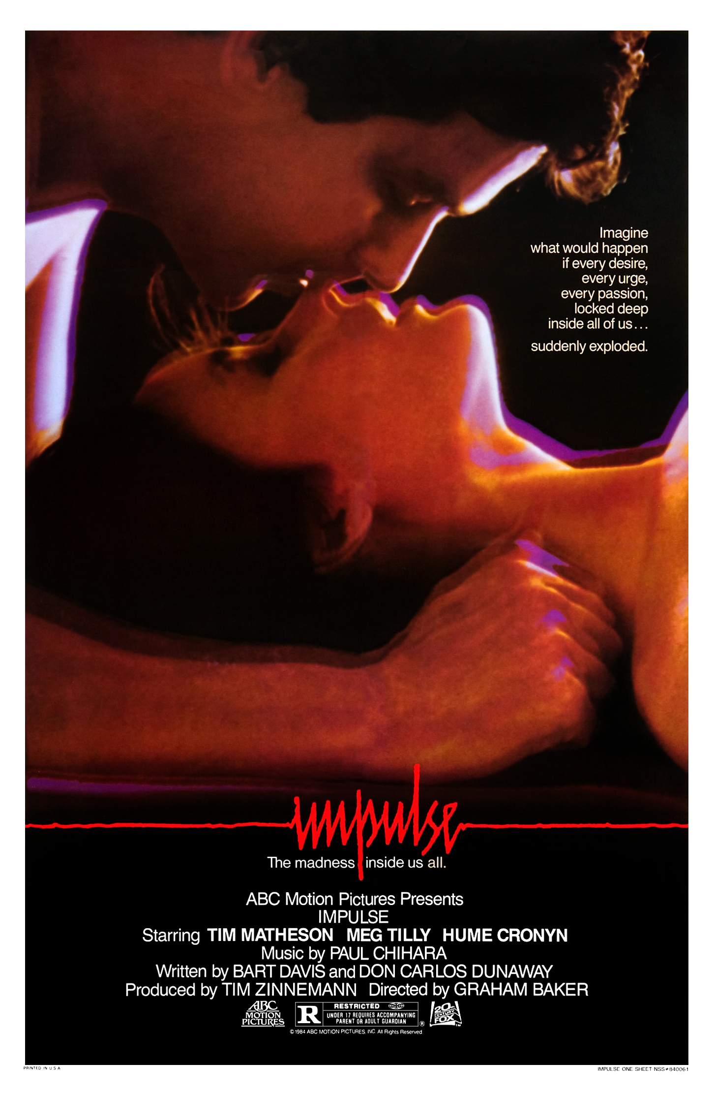 Impulse (1984) starring Tim Matheson on DVD on DVD