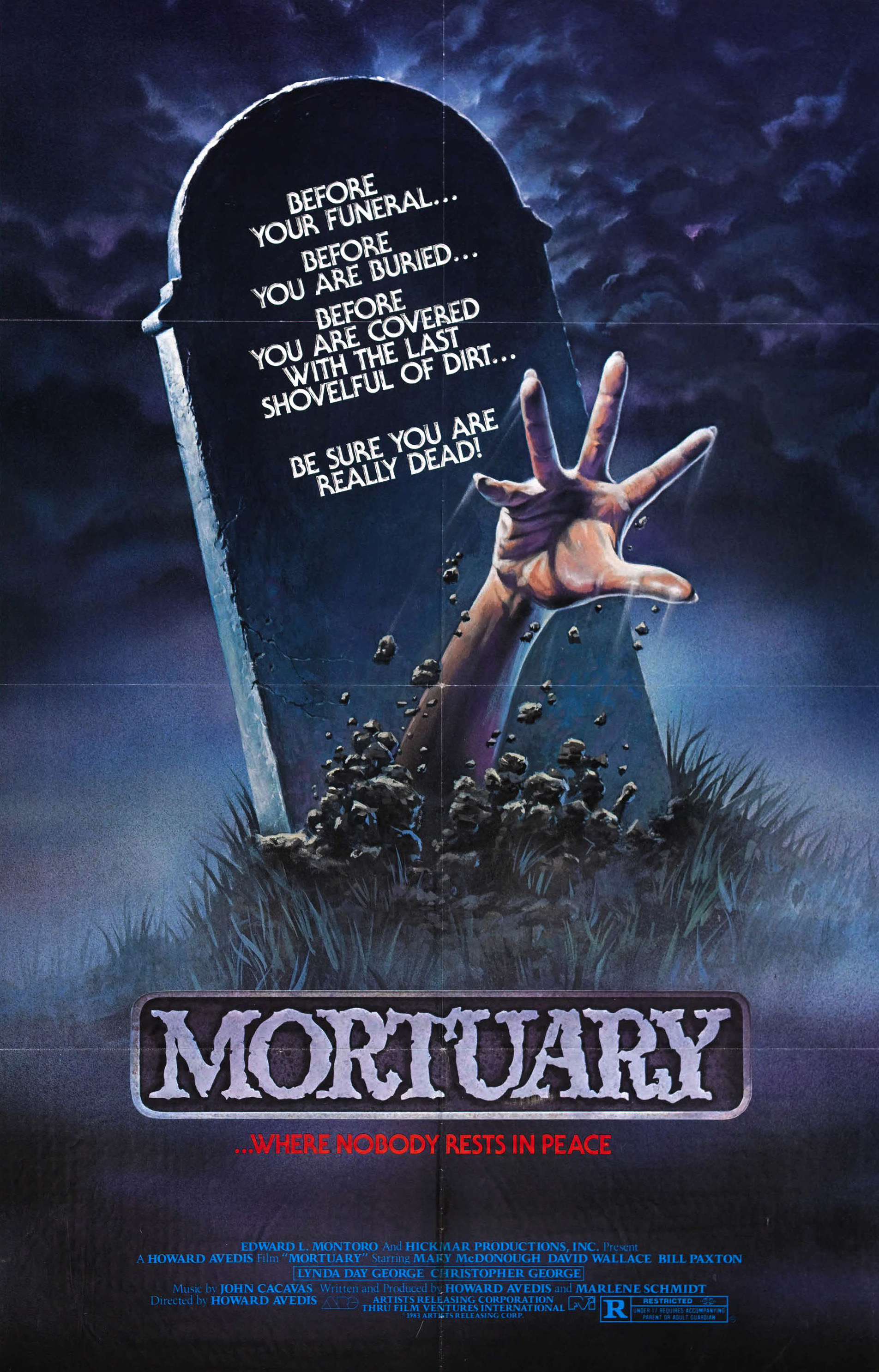 Mortuary (1983) starring Mary Beth McDonough on DVD on DVD
