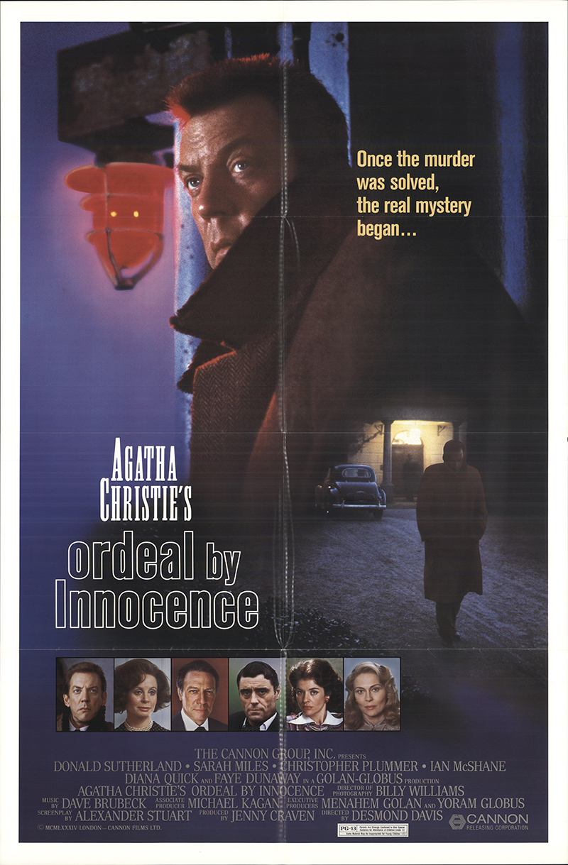 Ordeal by Innocence (1984) starring Donald Sutherland on DVD on DVD