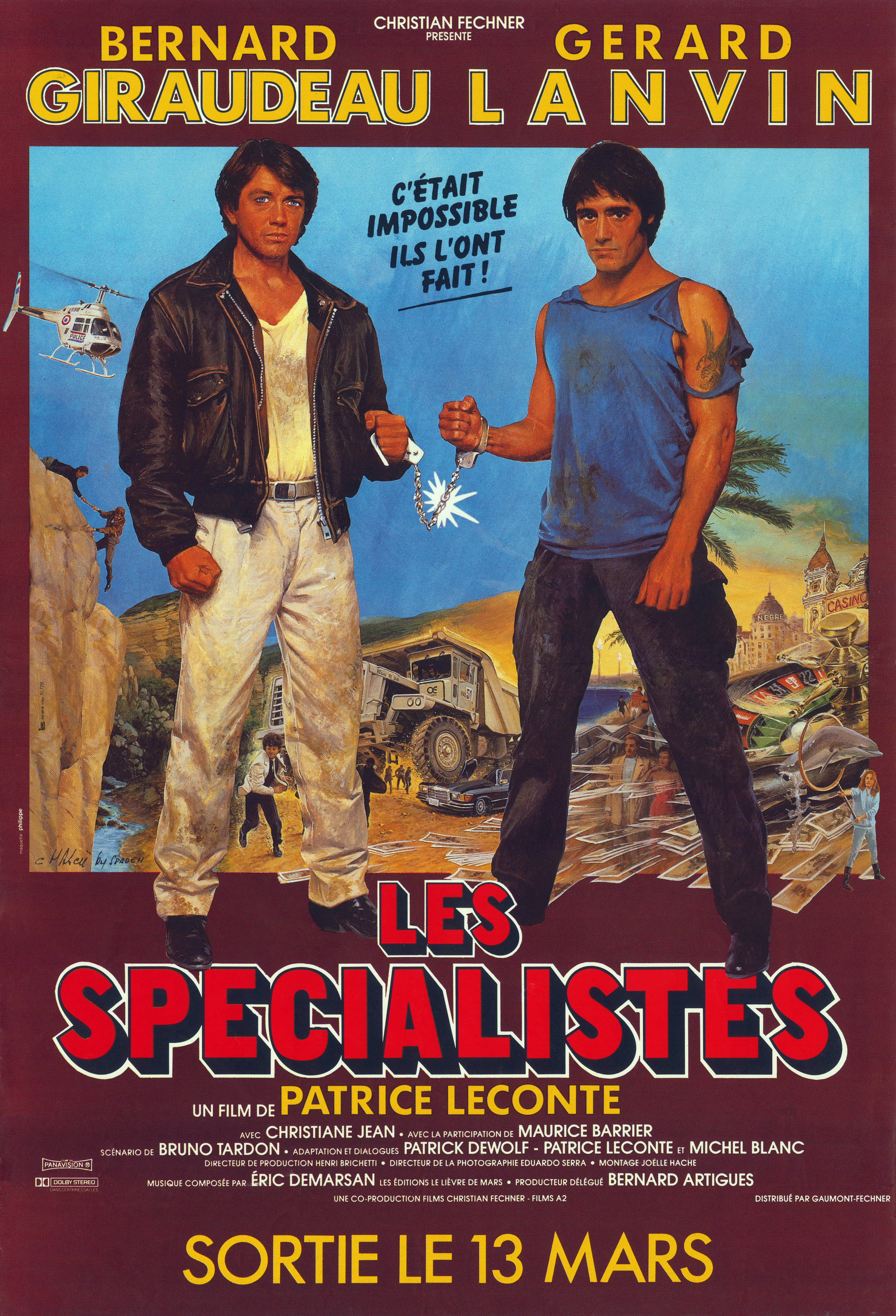 Les spécialistes (1985) with English Subtitles on DVD on DVD