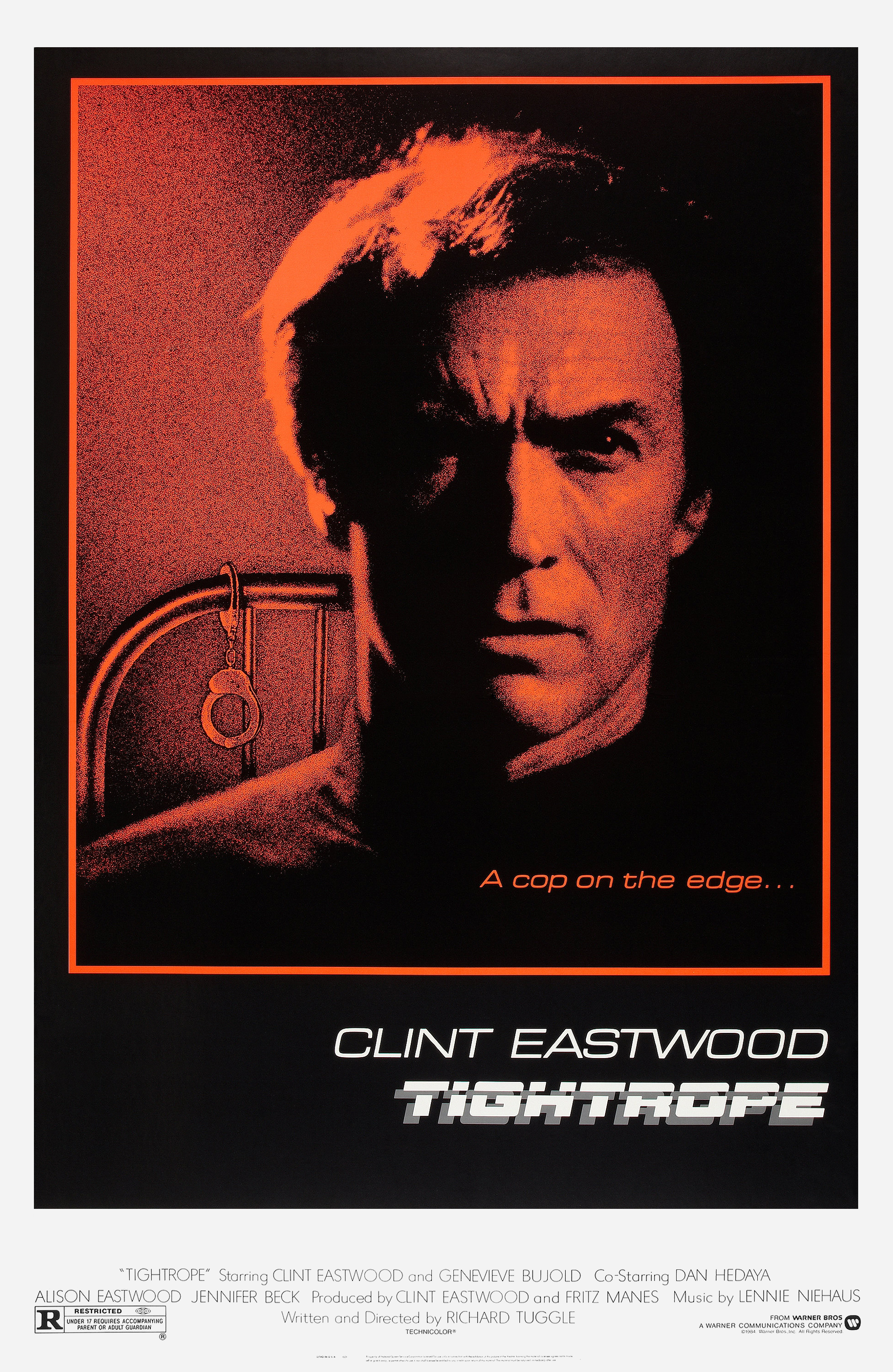 Tightrope (1984) starring Clint Eastwood on DVD on DVD
