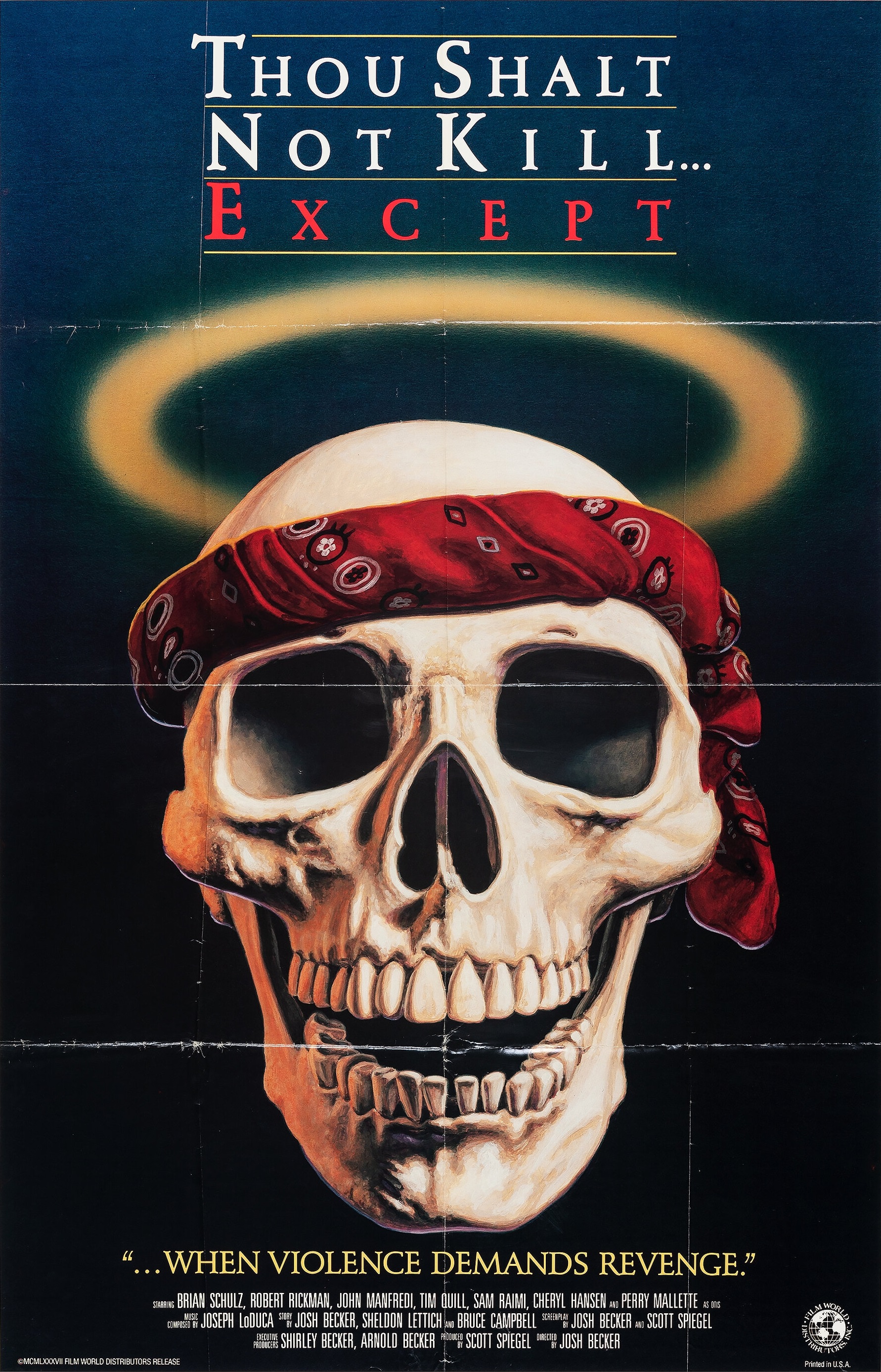 Thou Shalt Not Kill... Except (1985) starring Robert Rickman on DVD on DVD