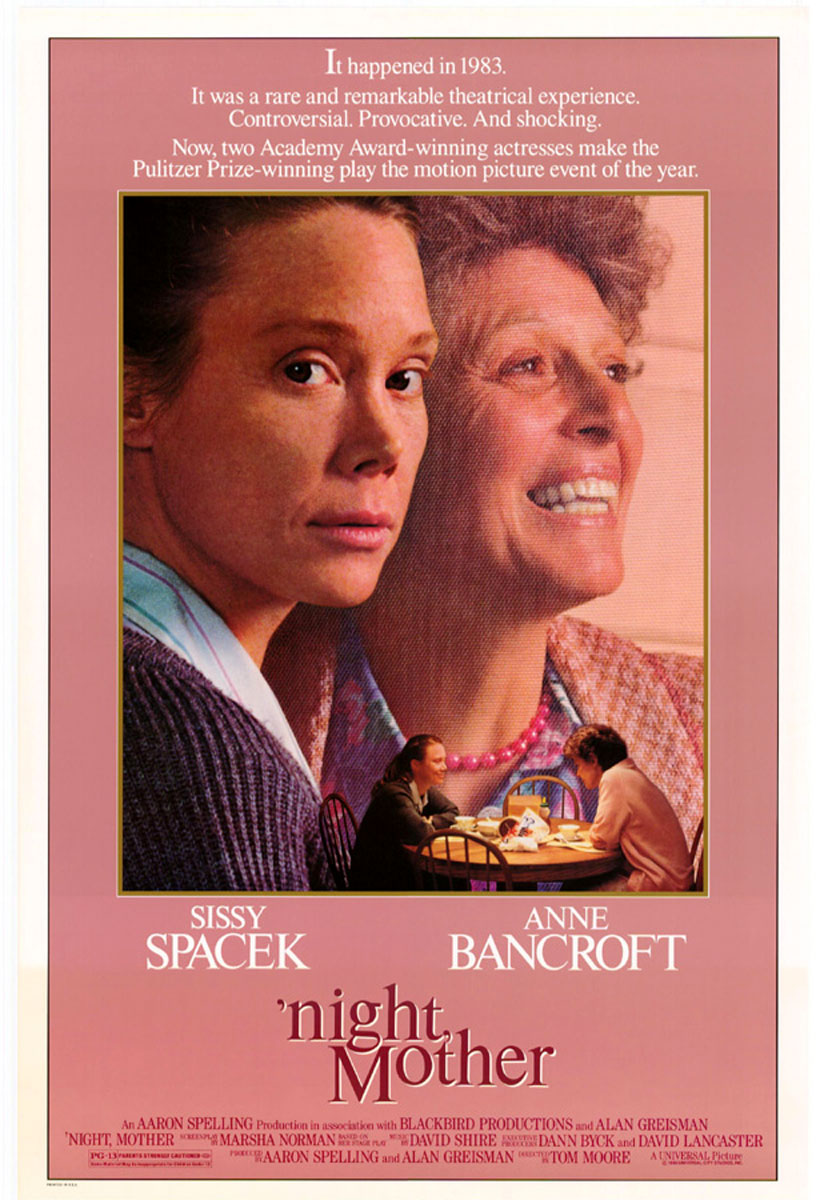 'night, Mother (1986) starring Sissy Spacek on DVD on DVD