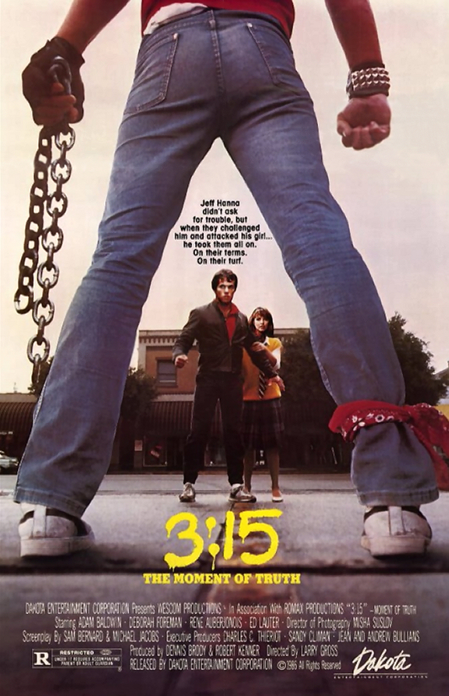 3:15 (1986) starring Adam Baldwin on DVD on DVD