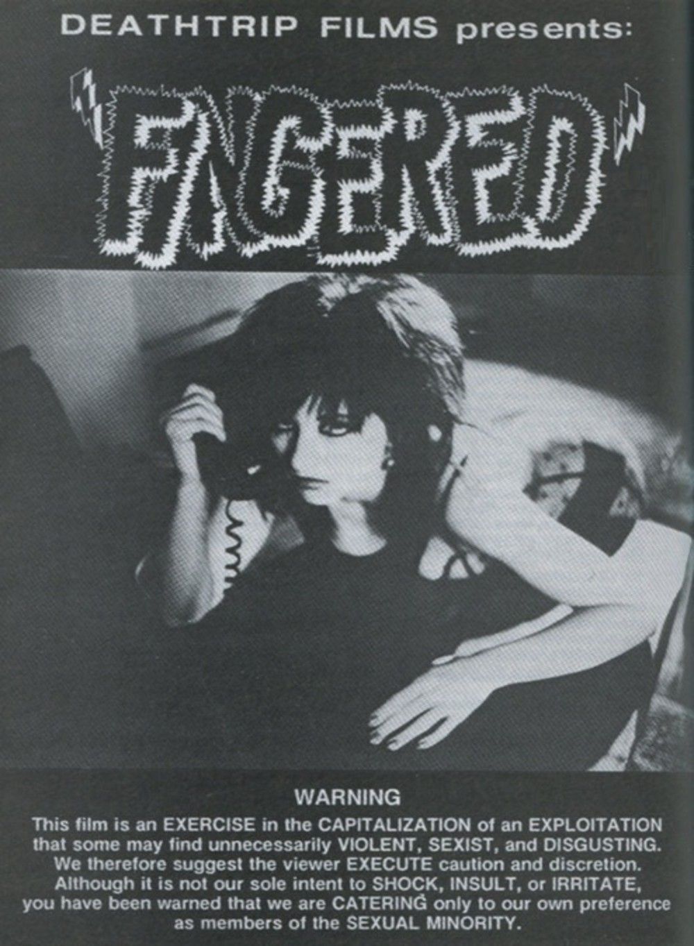 Fingered (1988) starring Lydia Lunch on DVD on DVD