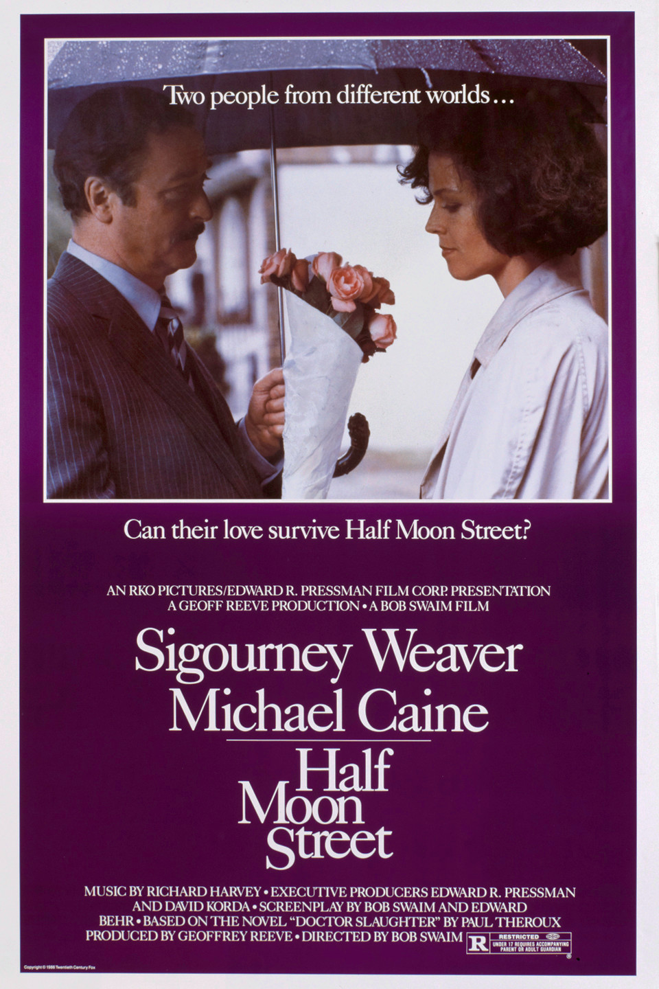 Half Moon Street (1986) starring Sigourney Weaver on DVD on DVD