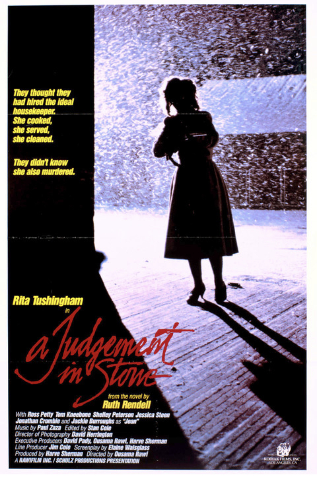 A Judgment in Stone (1986) starring Rita Tushingham on DVD on DVD
