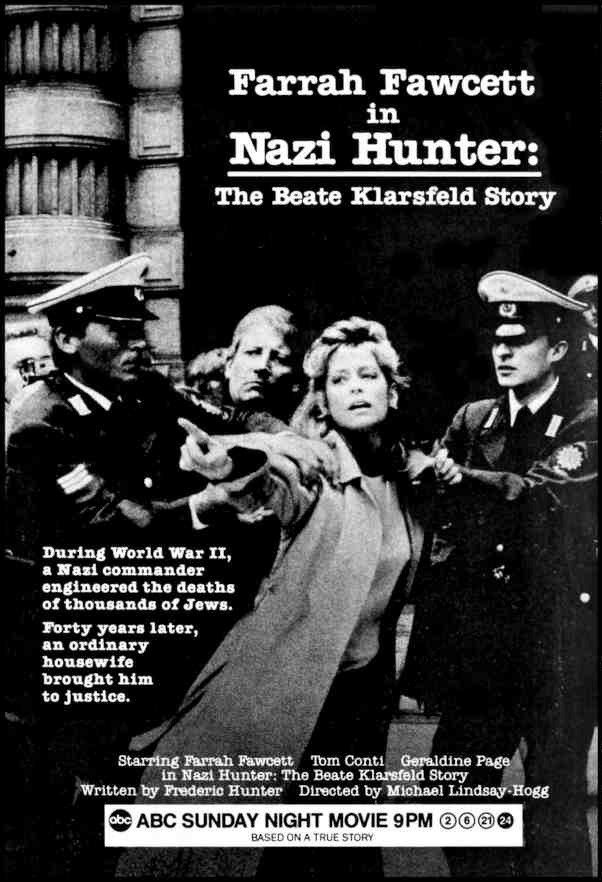 Nazi Hunter: The Beate Klarsfeld Story (1986) starring Farrah Fawcett on DVD on DVD