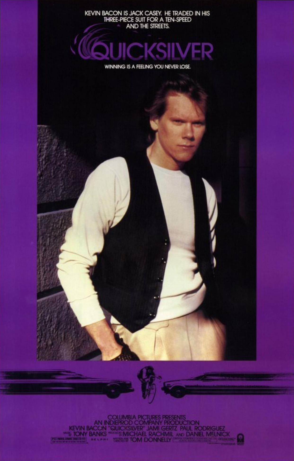 Quicksilver (1986) starring Kevin Bacon on DVD on DVD