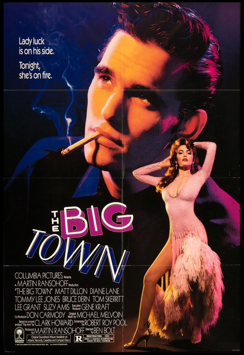 The Big Town (1987) starring Matt Dillon on DVD on DVD