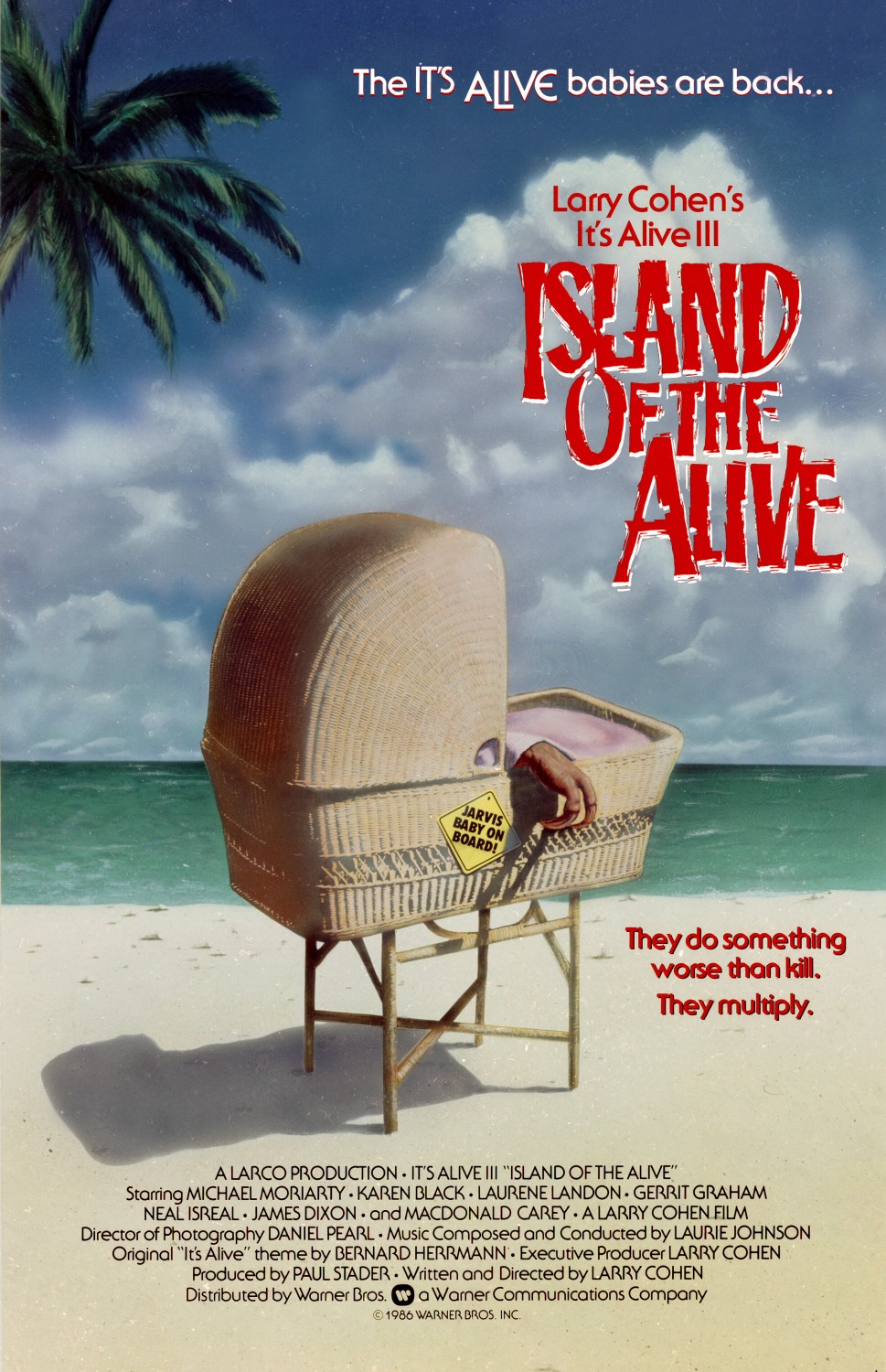 It's Alive III: Island of the Alive (1987) starring Michael Moriarty on DVD on DVD