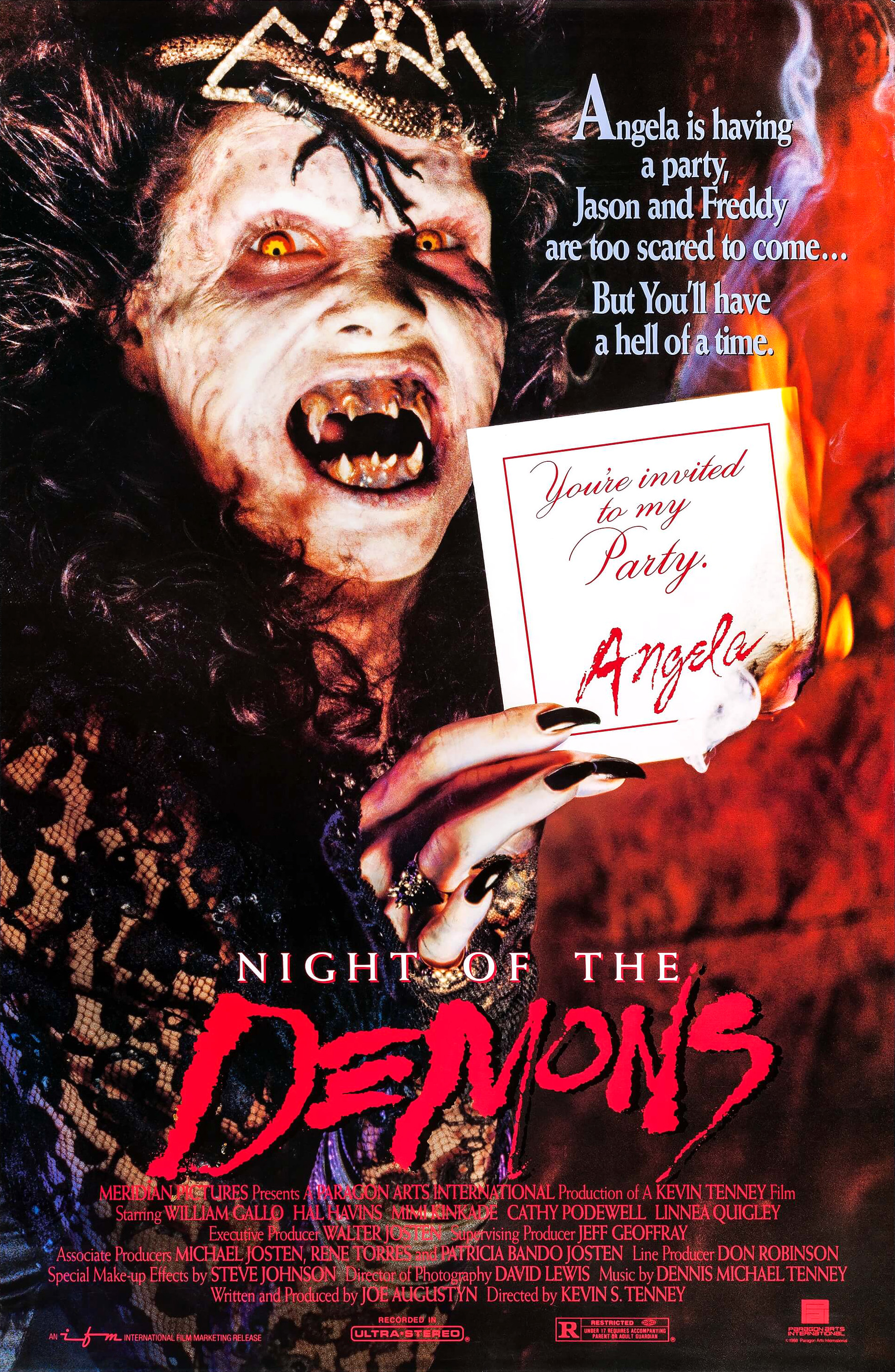 Night of the Demons (1988) starring Cathy Podewell on DVD on DVD