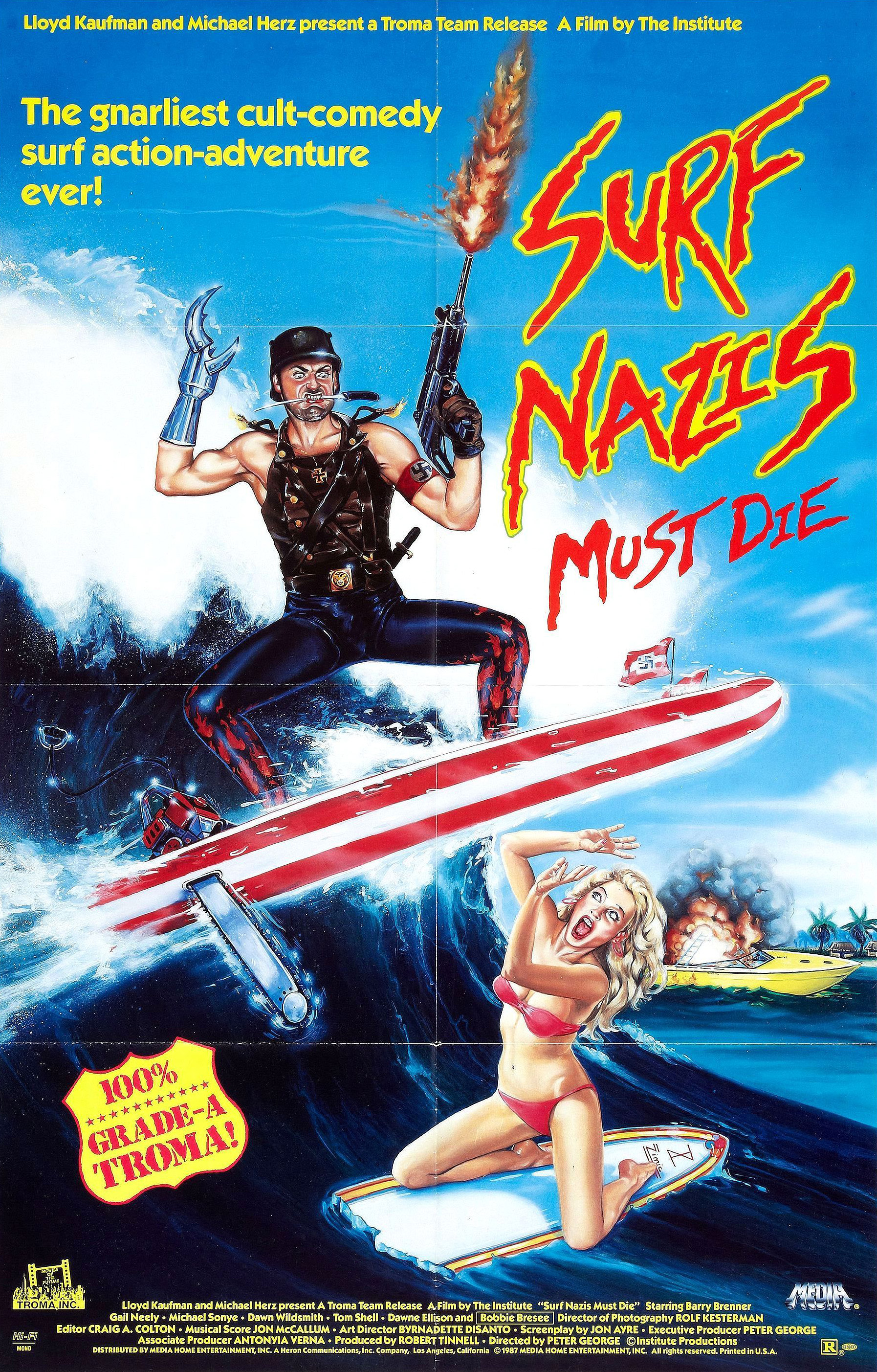 Surf Nazis Must Die (1987) starring Gail Neely on DVD on DVD