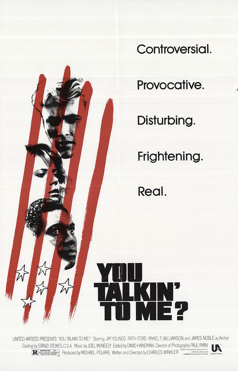 You Talkin' to Me? (1987) starring Jim Youngs on DVD on DVD