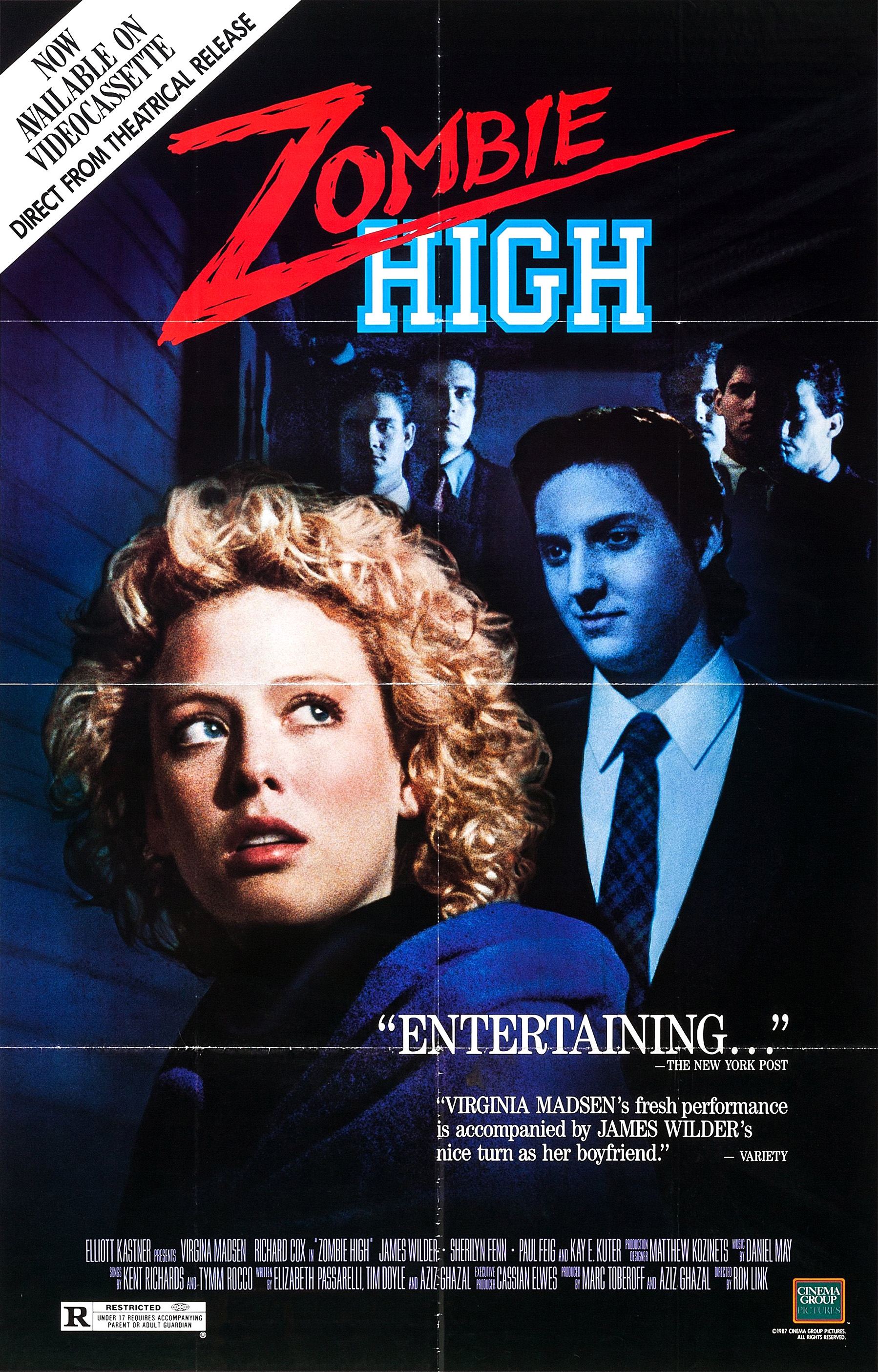 Zombie High (1987) starring Virginia Madsen on DVD on DVD
