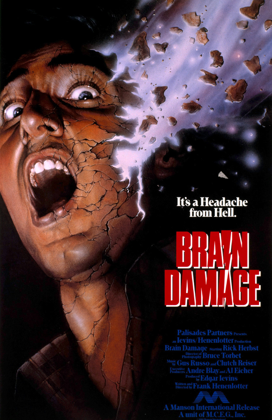 Brain Damage (1988) starring Rick Hearst on DVD on DVD