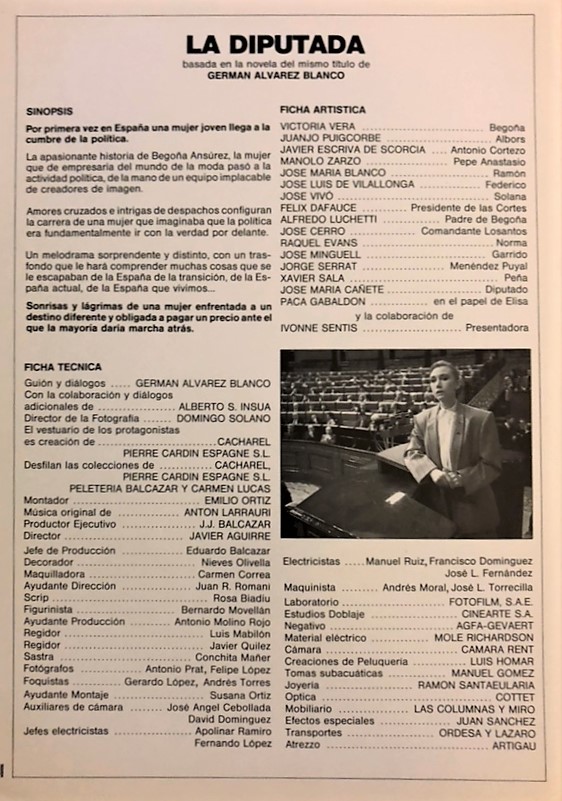 La diputada (1988) Screenshot 1 