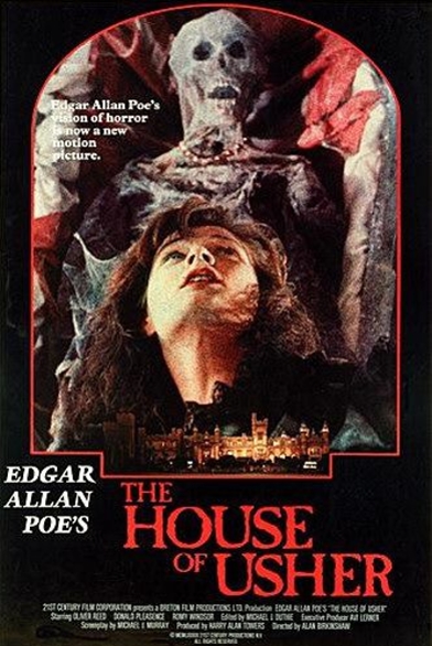 The House of Usher (1989) starring Oliver Reed on DVD on DVD
