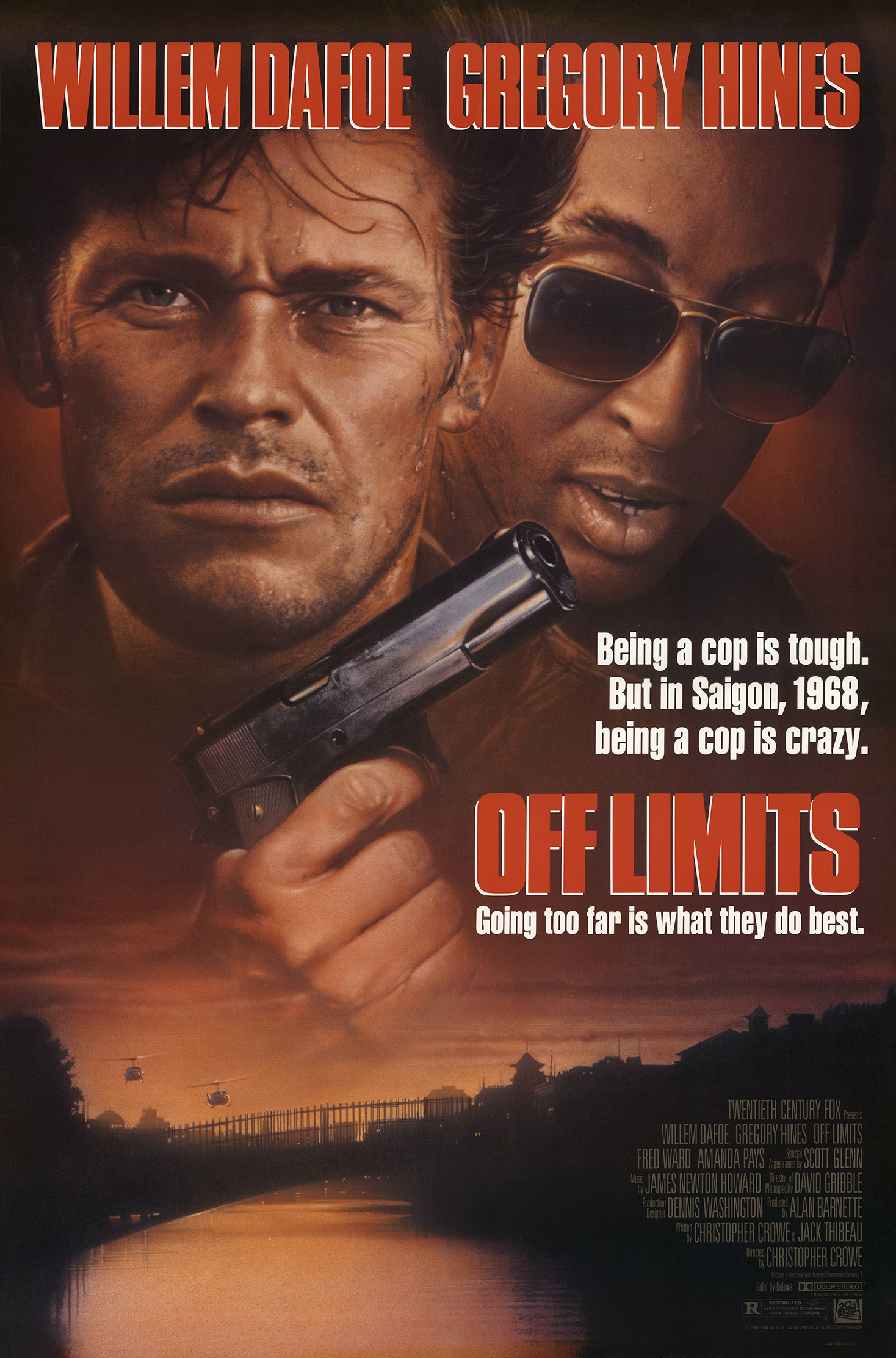 Off Limits (1988) starring Willem Dafoe on DVD on DVD