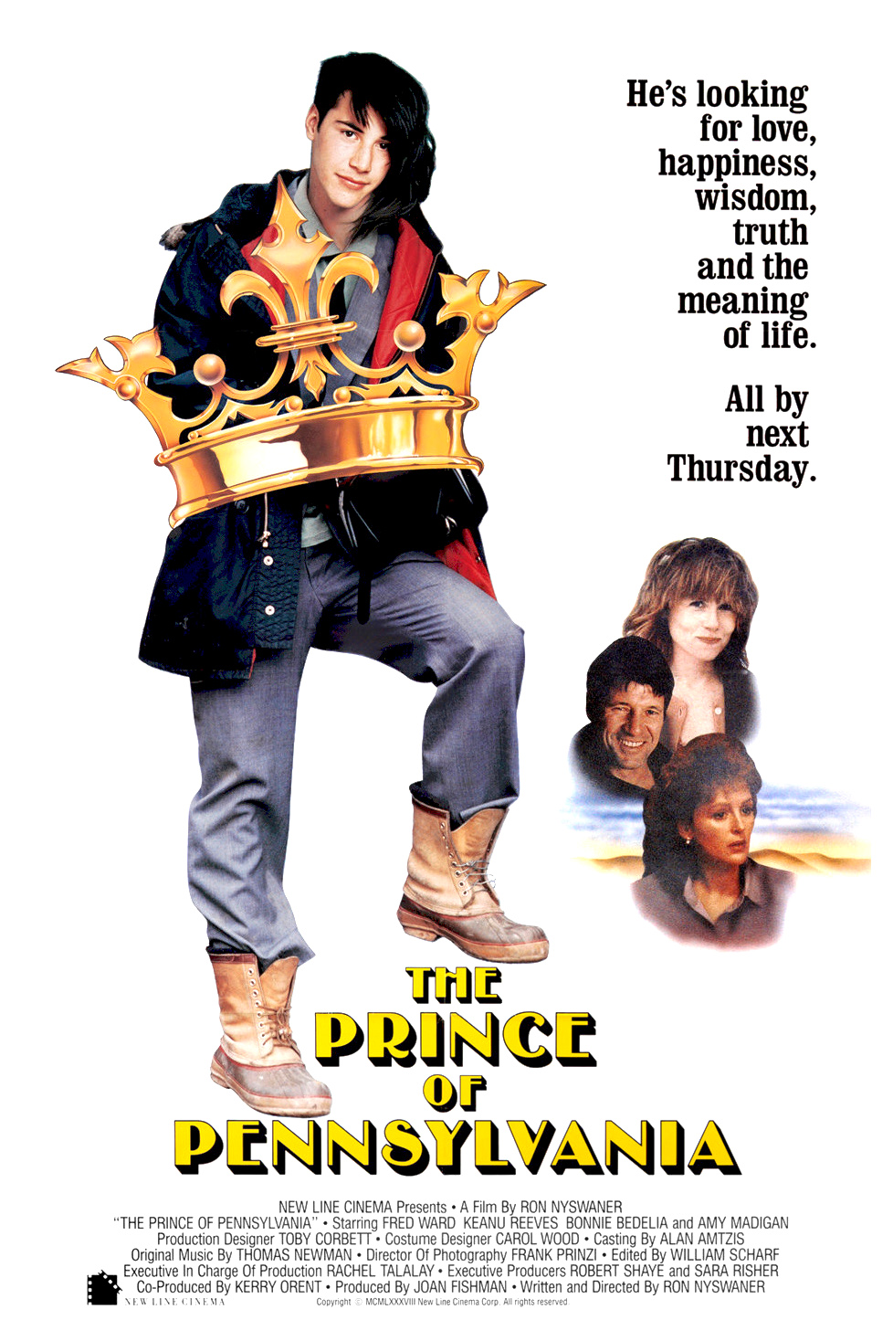 The Prince of Pennsylvania (1988) starring Fred Ward on DVD on DVD