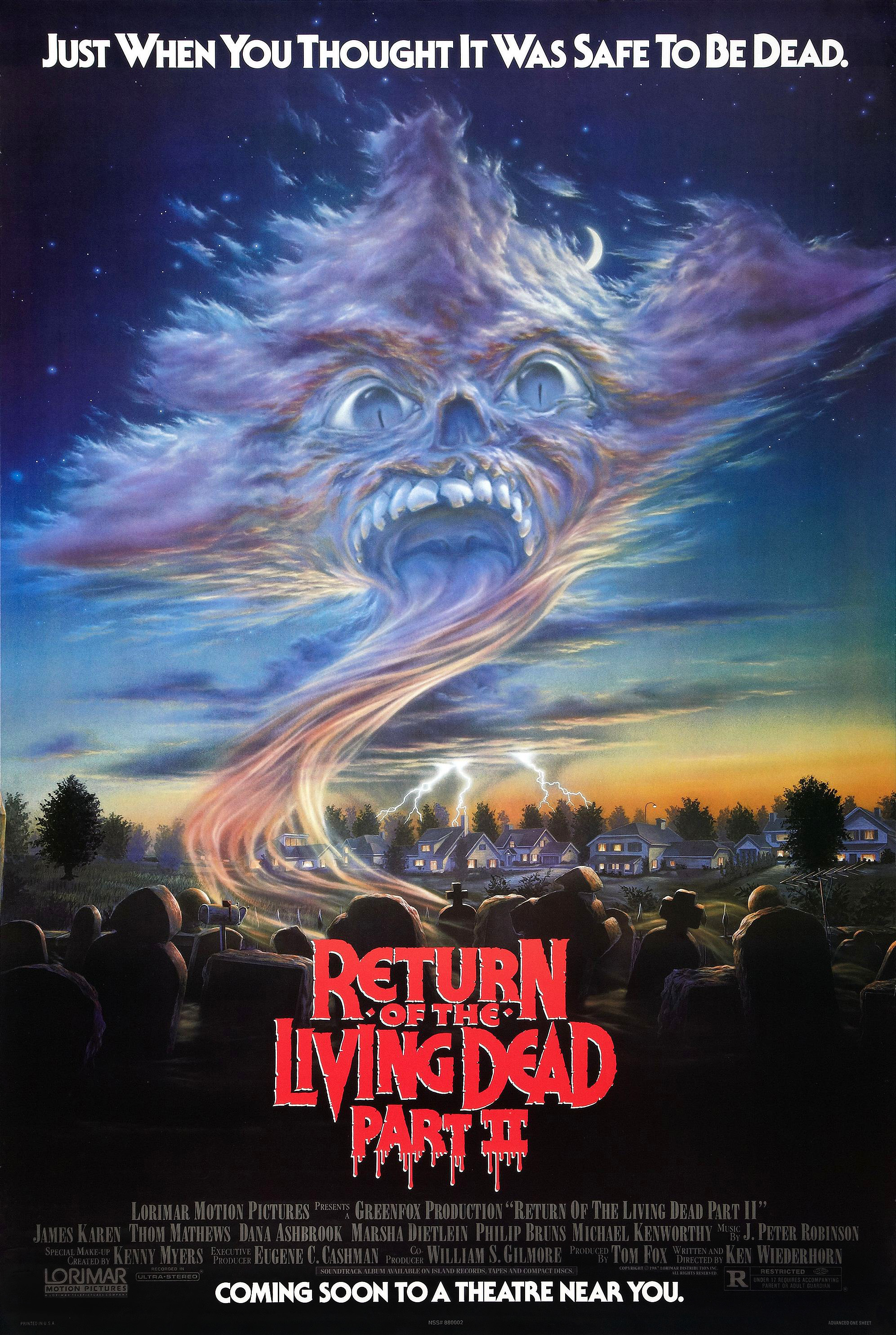 Return of the Living Dead II (1988) starring Michael Kenworthy on DVD on DVD