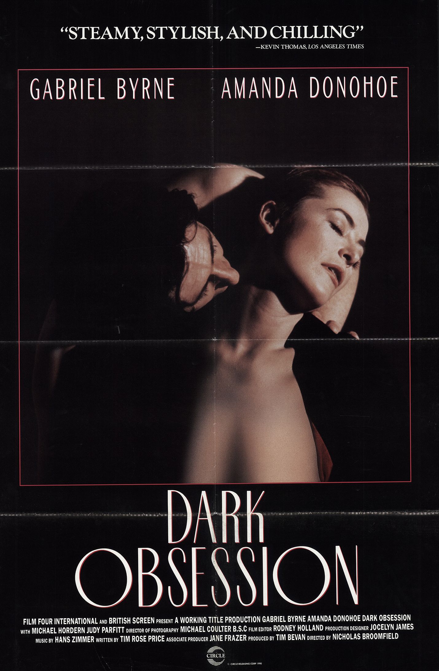 Dark Obsession (1989) starring Gabriel Byrne on DVD on DVD