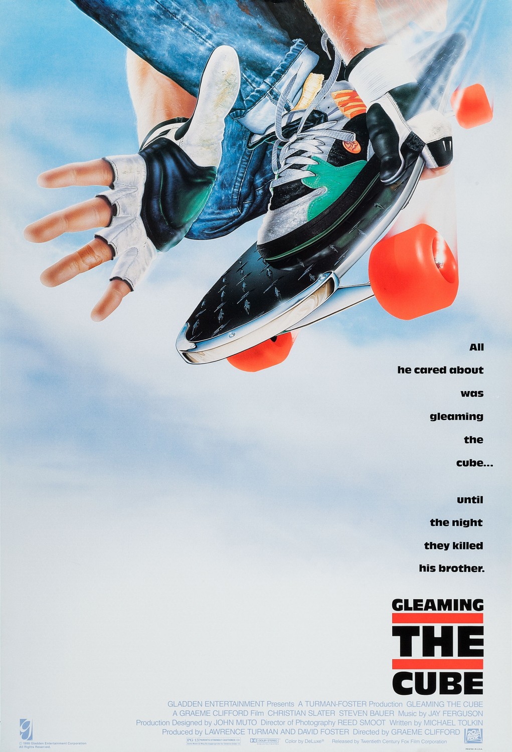 Gleaming the Cube (1989) starring Christian Slater on DVD on DVD