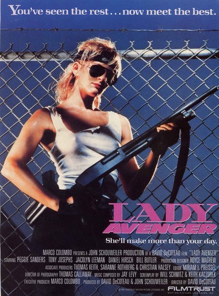 Lady Avenger (1988) starring Peggy McIntaggart on DVD on DVD