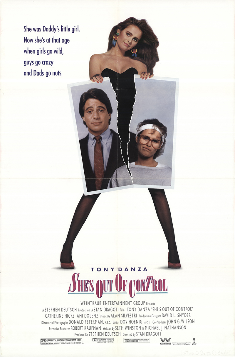 She's Out of Control (1989) starring Tony Danza on DVD on DVD