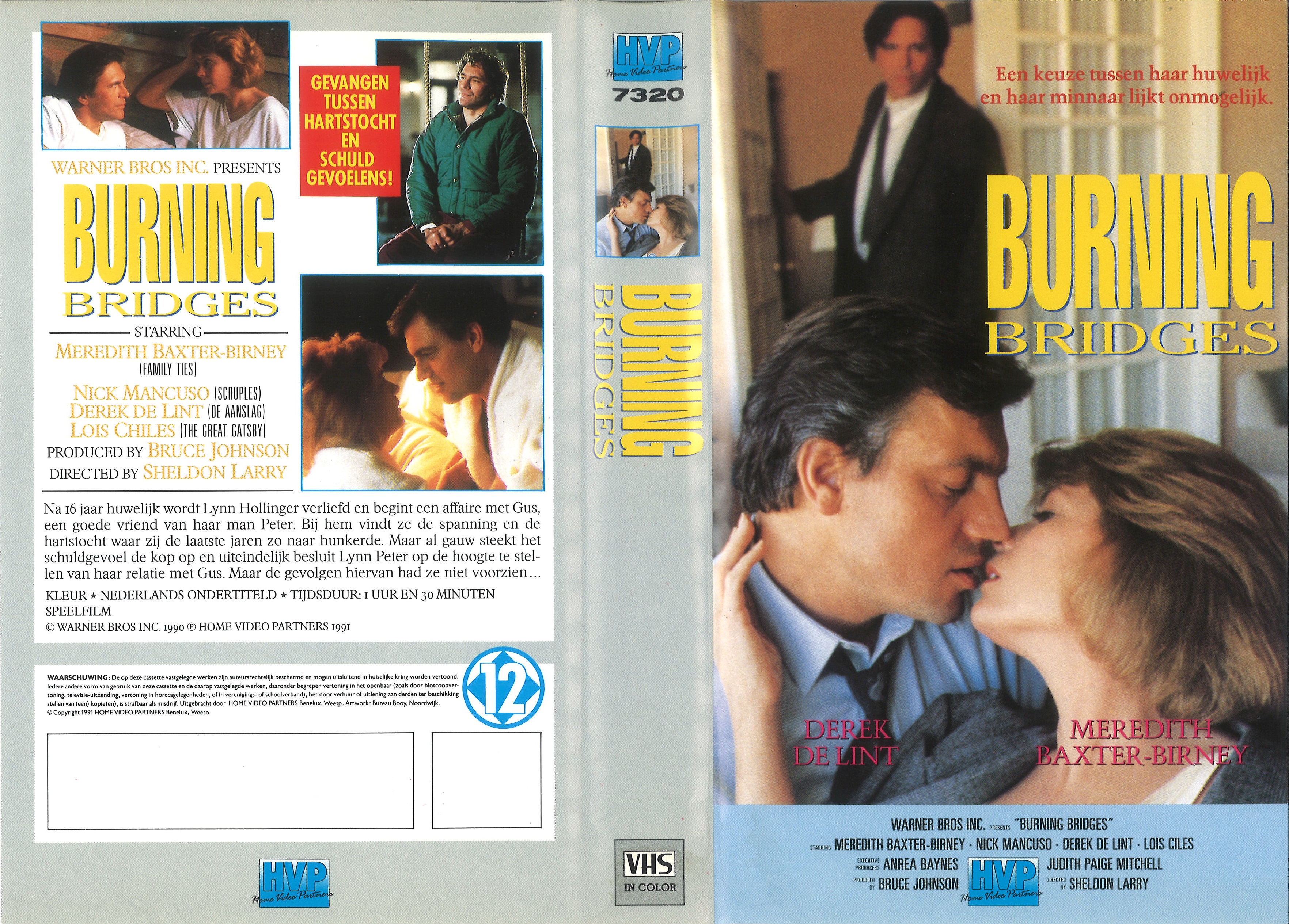 Burning Bridges (1990) starring Meredith Baxter on DVD on DVD