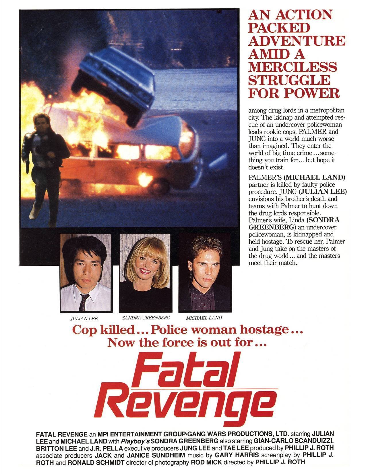 Fatal Revenge (1990) starring Julian Lee on DVD on DVD