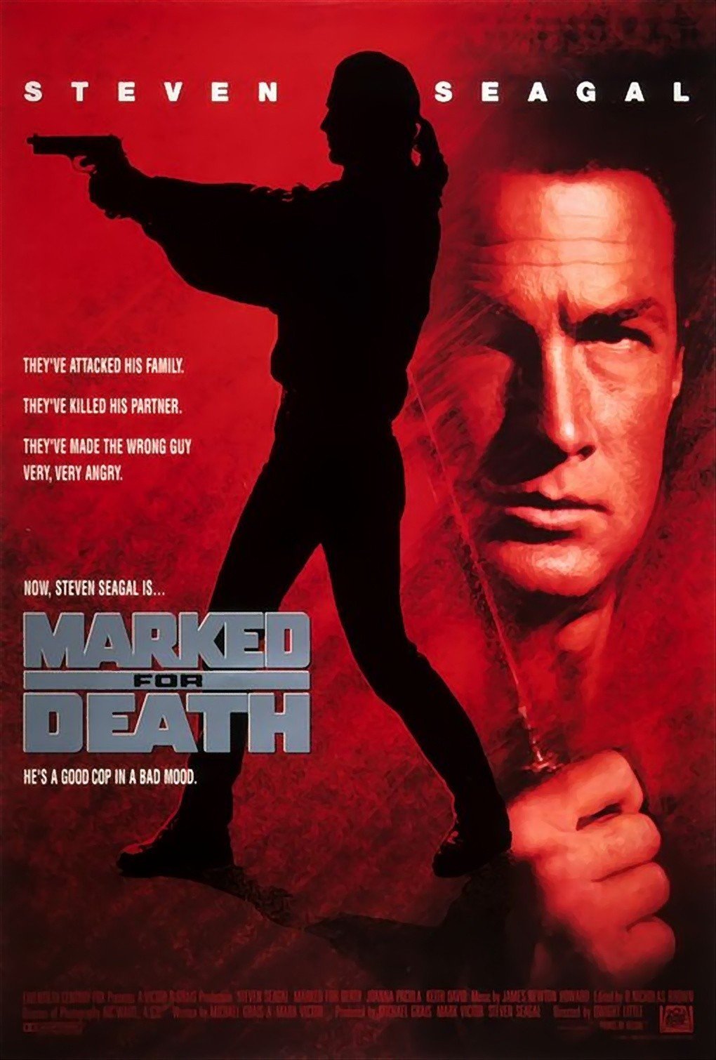 Marked for Death (1990) starring Steven Seagal on DVD on DVD