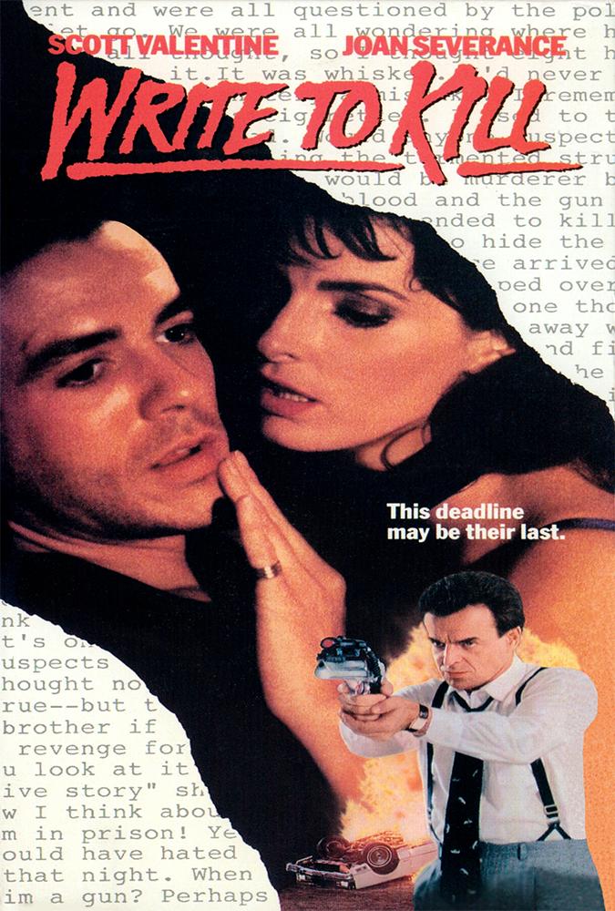 Write to Kill (1991) starring Scott Valentine on DVD on DVD