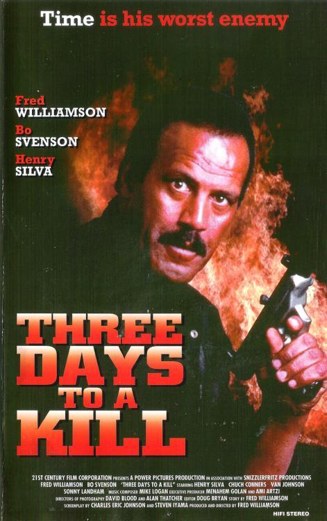 Three Days to a Kill (1992) starring Fred Williamson on DVD on DVD