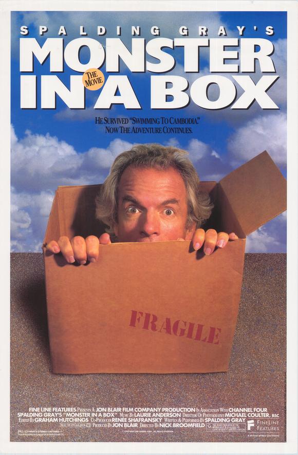 Monster in a Box (1992) starring Spalding Gray on DVD on DVD