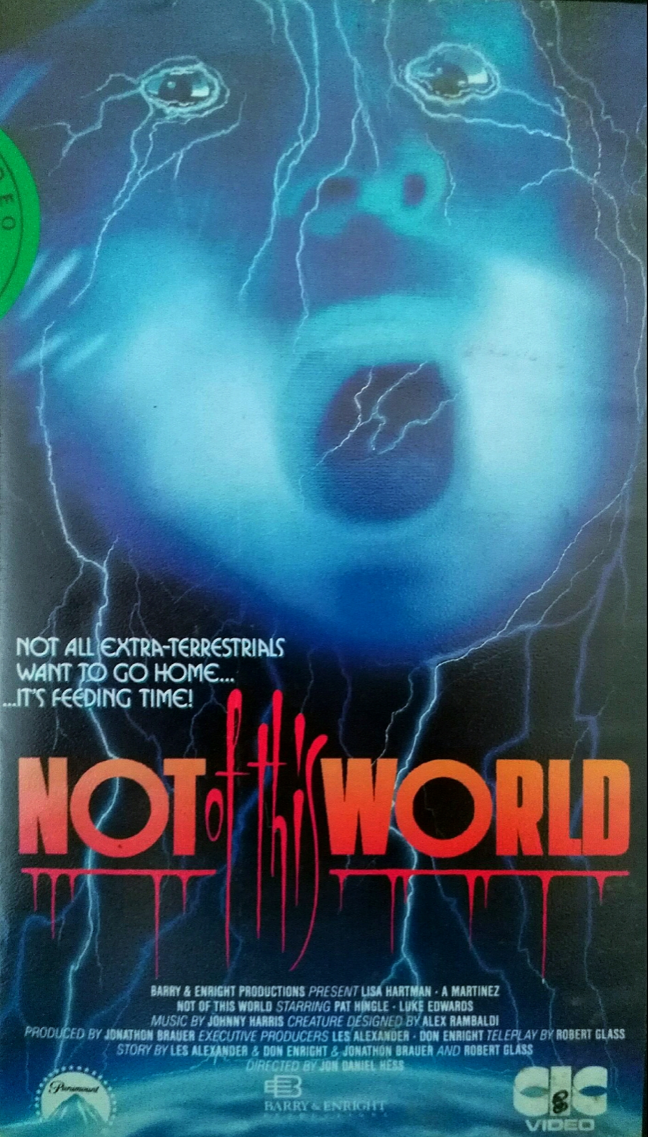 Not of This World (1991) starring Lisa Hartman on DVD on DVD