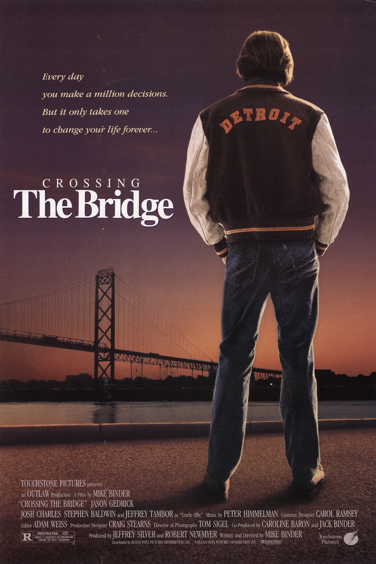 Crossing the Bridge (1992) starring Josh Charles on DVD on DVD