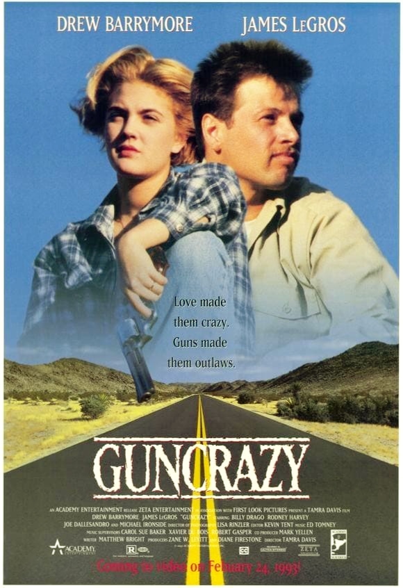 Guncrazy (1992) starring Drew Barrymore on DVD on DVD