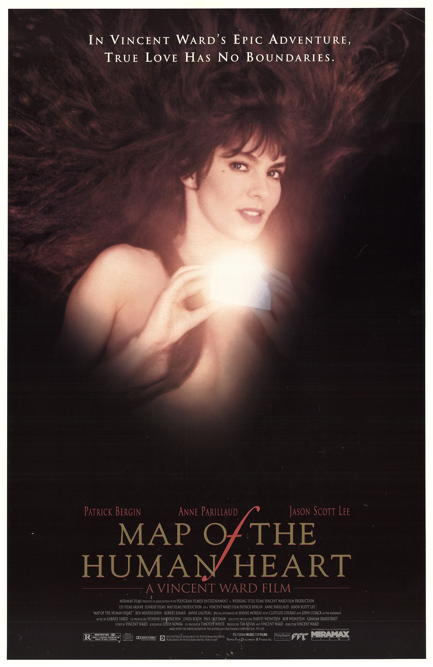 Map of the Human Heart (1992) starring Jason Scott Lee on DVD on DVD