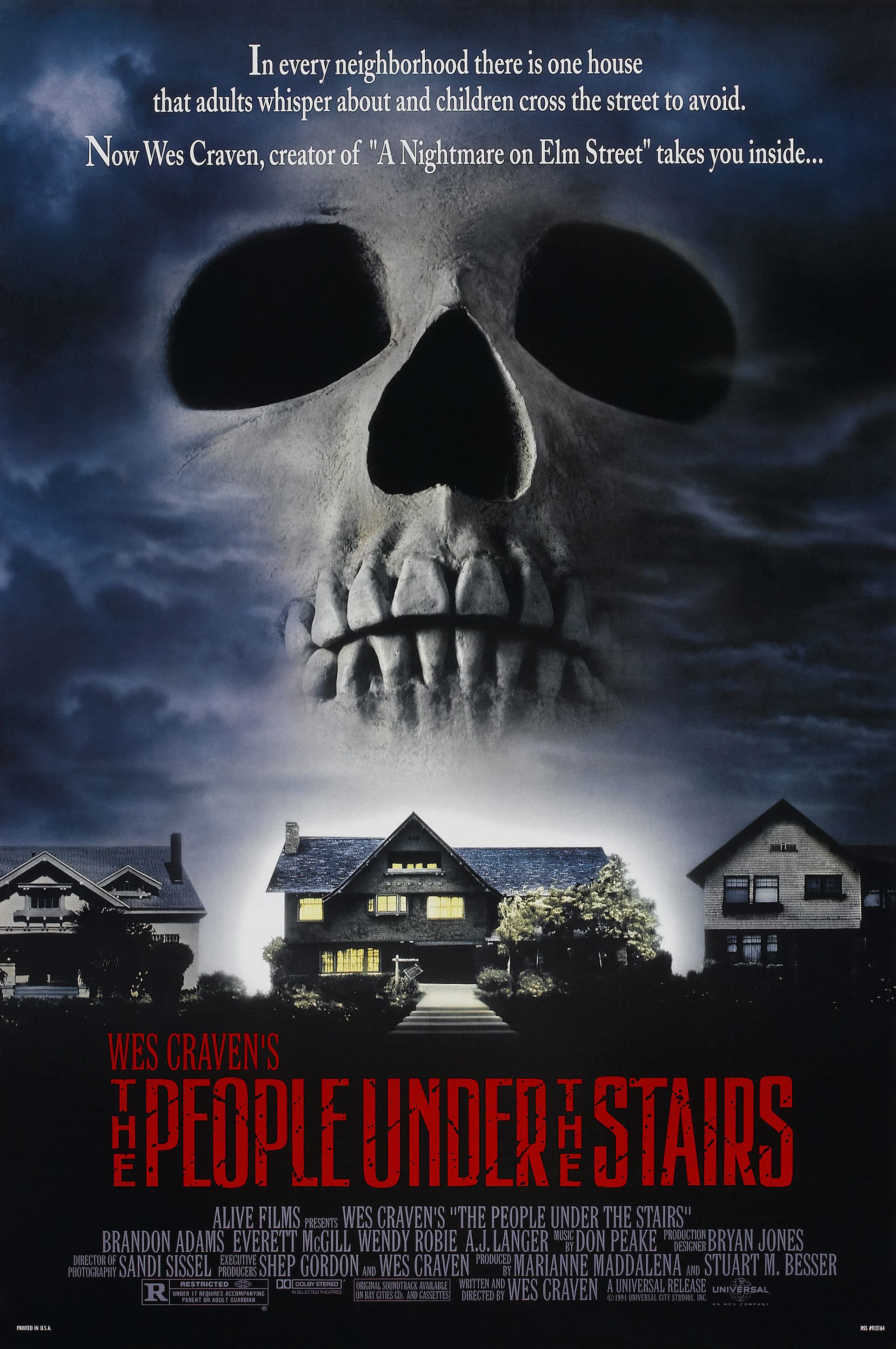 The People Under the Stairs (1991) starring Brandon Quintin Adams on DVD on DVD