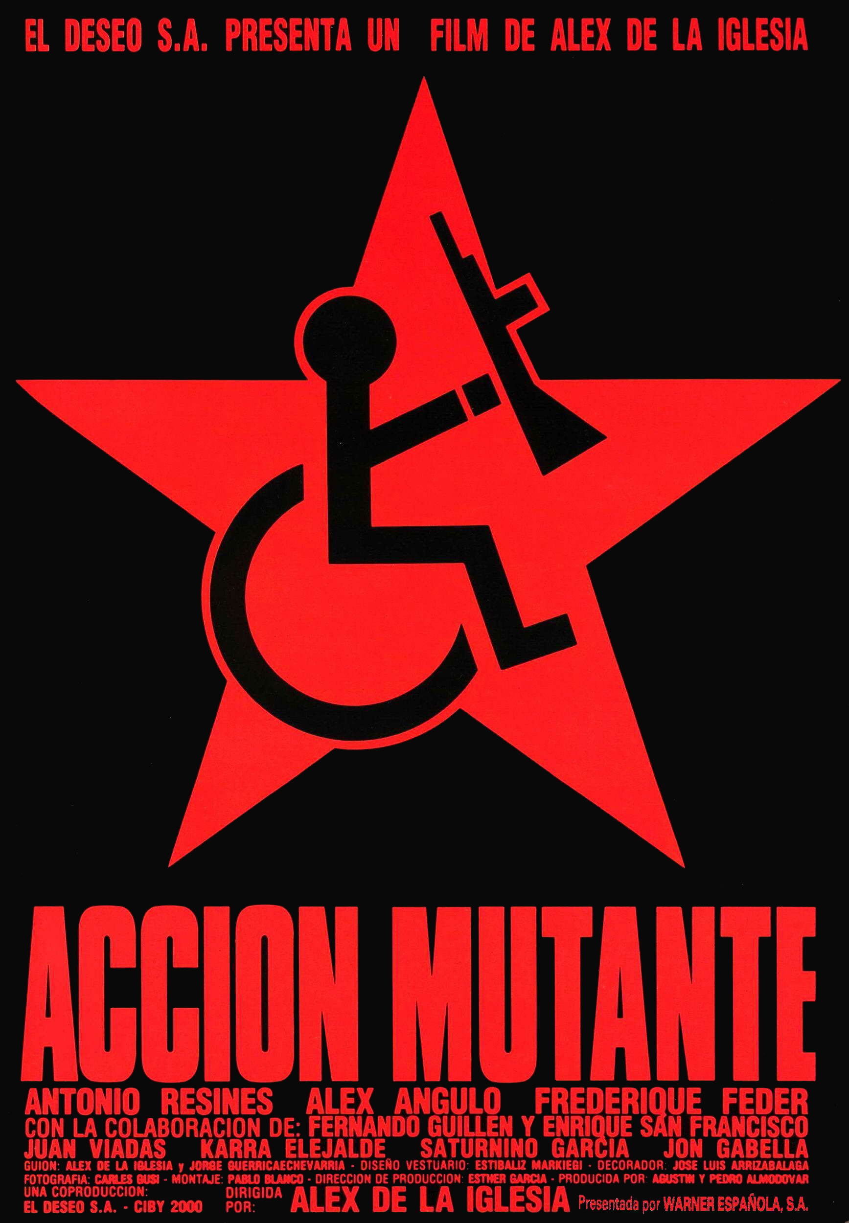 Acción mutante (1993) with English Subtitles on DVD on DVD