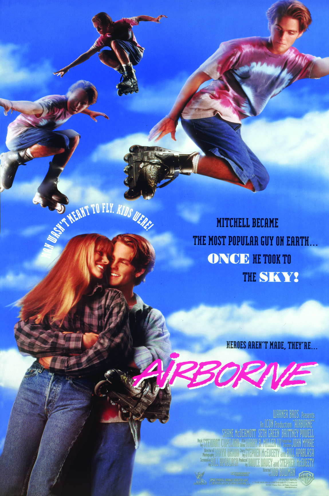 Airborne (1993) starring Shane McDermott on DVD on DVD